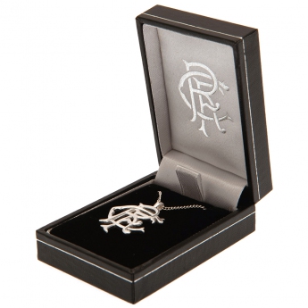 FC Rangers naszyjnik z zawieszką Sterling Silver Pendant & Chain Fixed