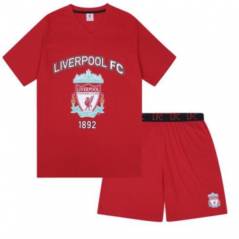 Liverpool piżama męska SLab short red
