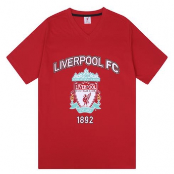 Liverpool piżama męska SLab short red