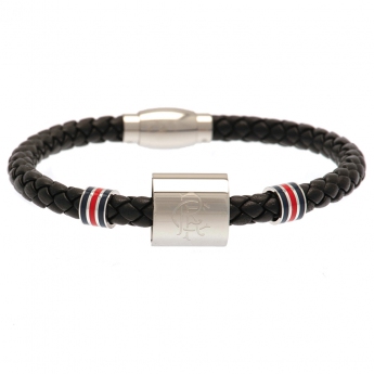 FC Rangers opaska Colour Ring Leather Bracelet