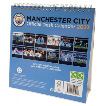 Manchester City kalendarz Desktop Calendar 2023