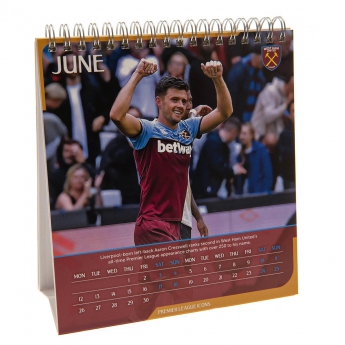 West Ham United kalendarz Desktop Calendar 2023