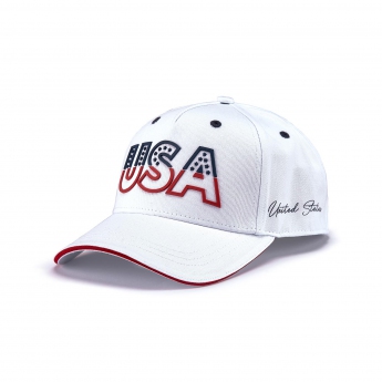 Formuła 1 czapka baseballówka USA white F1 Team 2022