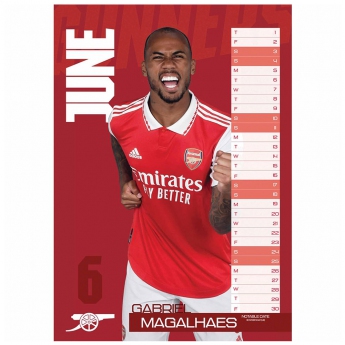 Arsenal kalendarz A3 Calendar 2023