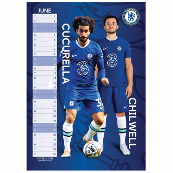 Chelsea kalendarz A3 Calendar 2023
