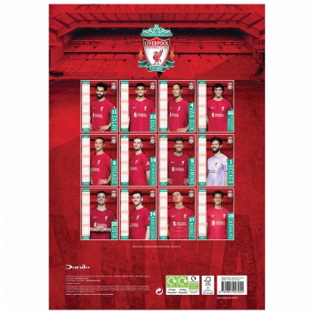 Liverpool kalendarz A3 Calendar 2023