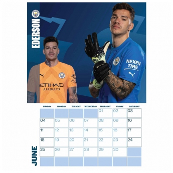 Manchester City kalendarz A3 Calendar 2023