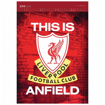 Liverpool kalendarz Deluxe Calendar 2023