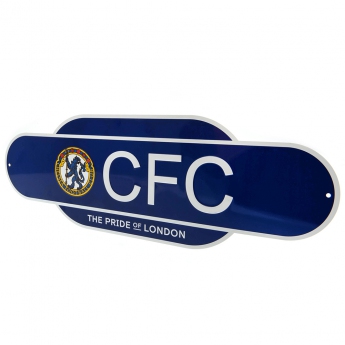 Chelsea tablica na ścianę Colour Retro Sign