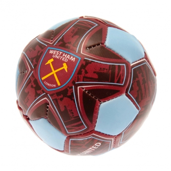 West Ham United mini futbolówka 4 inch Soft Ball