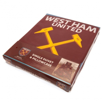 West Ham United pościel na jedno łóżko Single Duvet Set PC