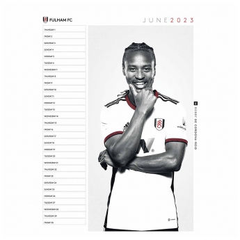 Fulham kalendarz A3 Calendar 2023