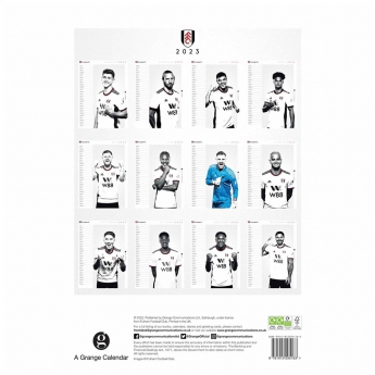 Fulham kalendarz A3 Calendar 2023