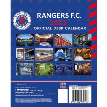 FC Rangers kalendarz Desktop Calendar 2023