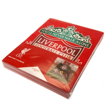 Liverpool pościel na jedno łóżko The Kop Single Duvet Set