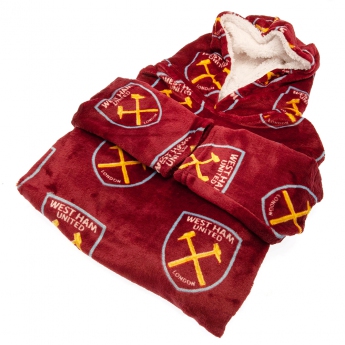 West Ham United ponczo dziecięce Poncho Blanket Adults