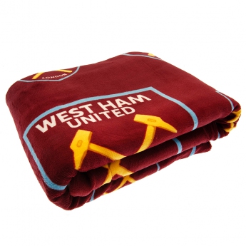 West Ham United koc Sherpa Fleece Blanket