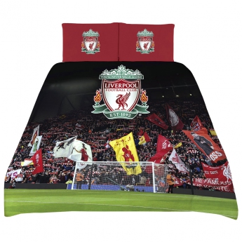 Liverpool pościel na podwójne łóżko The Kop Double Duvet Set