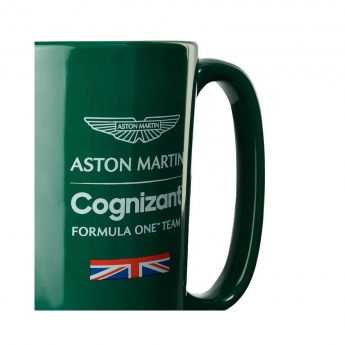 Aston Martin kubek Logo mug green