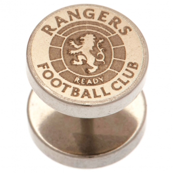 FC Rangers kolczyki Ready Crest Stainless Steel Stud Earring