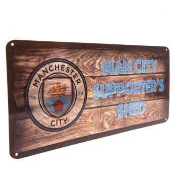 Manchester City tablica na ścianę Shed Sign