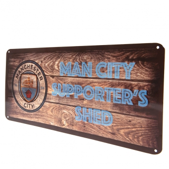 Manchester City tablica na ścianę Shed Sign
