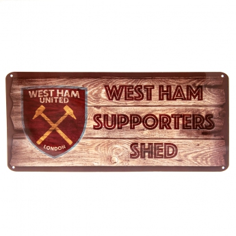 West Ham United tablica na ścianę Shed Sign