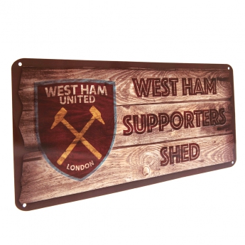 West Ham United tablica na ścianę Shed Sign