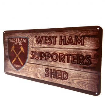 West Ham United tablica na ścianę Shed Sign