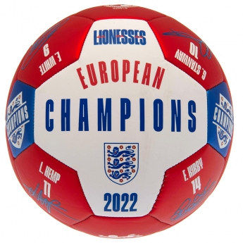 Reprezentacja piłki nożnej piłka Lionesses European Champions Signature Football size 5