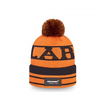 McLaren Honda czapka zimowa LN4 Orange Winter F1 Team 2022