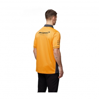 McLaren Honda męska koszulka polo Grey F1 Team 2022