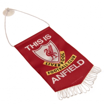Liverpool flaga Mini Pennant TIA white