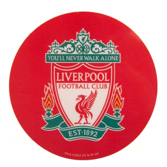 Liverpool naklejka Single Car Sticker CR