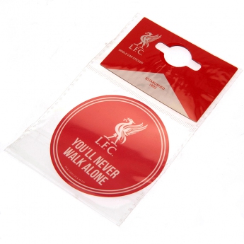 Liverpool naklejka Single Car Sticker YNWA