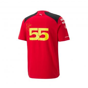 Ferrari koszulka męska Sainz official red F1 Team 2023
