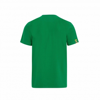 Ayrton Senna koszulka męska Signature Logo green 2021