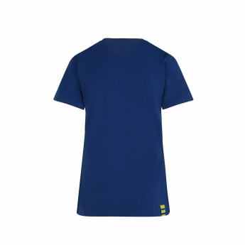 Ayrton Senna koszulka damska Signature Logo navy 2021
