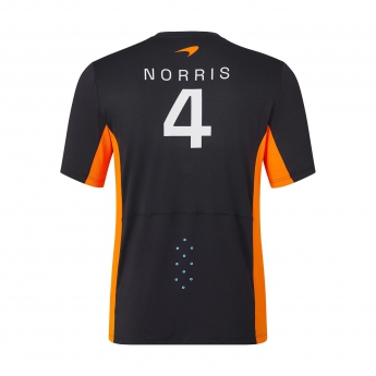 McLaren Honda koszulka męska official Lando Norris Phantom black F1 Team 2023