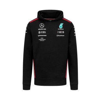 Mercedes AMG Petronas męska bluza z kapturem official black F1 Team 2023