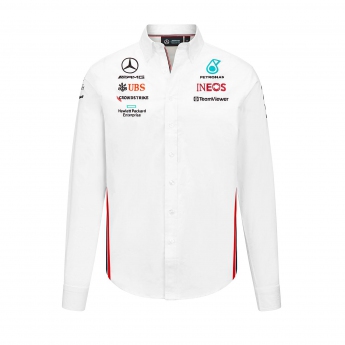 Mercedes AMG Petronas koszula męska official white F1 Team 2023