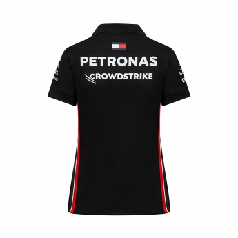 Mercedes AMG Petronas damska koszulka polo official black F1 Team 2023