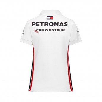 Mercedes AMG Petronas damska koszulka polo official white F1 Team 2023