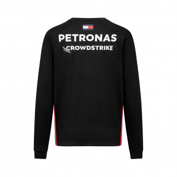 Mercedes AMG Petronas męska koszulka z długim rękawem official black F1 Team 2023