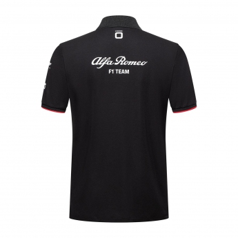 Alfa Romeo Racing męska koszulka polo official black F1 Team 2023