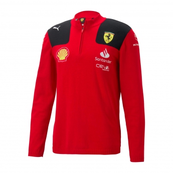 Ferrari bluza męska official HalfZip F1 Team 2023