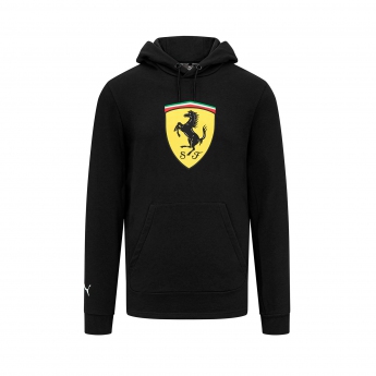 Ferrari męska bluza z kapturem Shield black F1 Team 2023