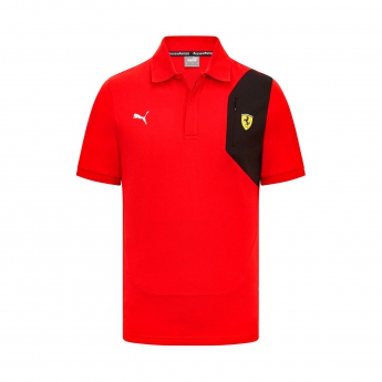 Ferrari męska koszulka polo Logo red F1 Team 2023
