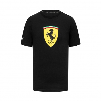 Ferrari koszulka męska Shield black F1 Team 2023