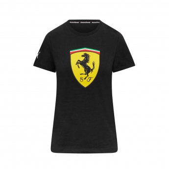 Ferrari koszulka damska Shield black F1 Team 2023